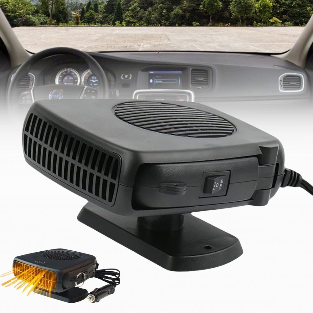 Thermabuild | 12V Car Heater Fan – 150W/300W Portable Ceramic Auto Heater for Fast Defrost & Heating