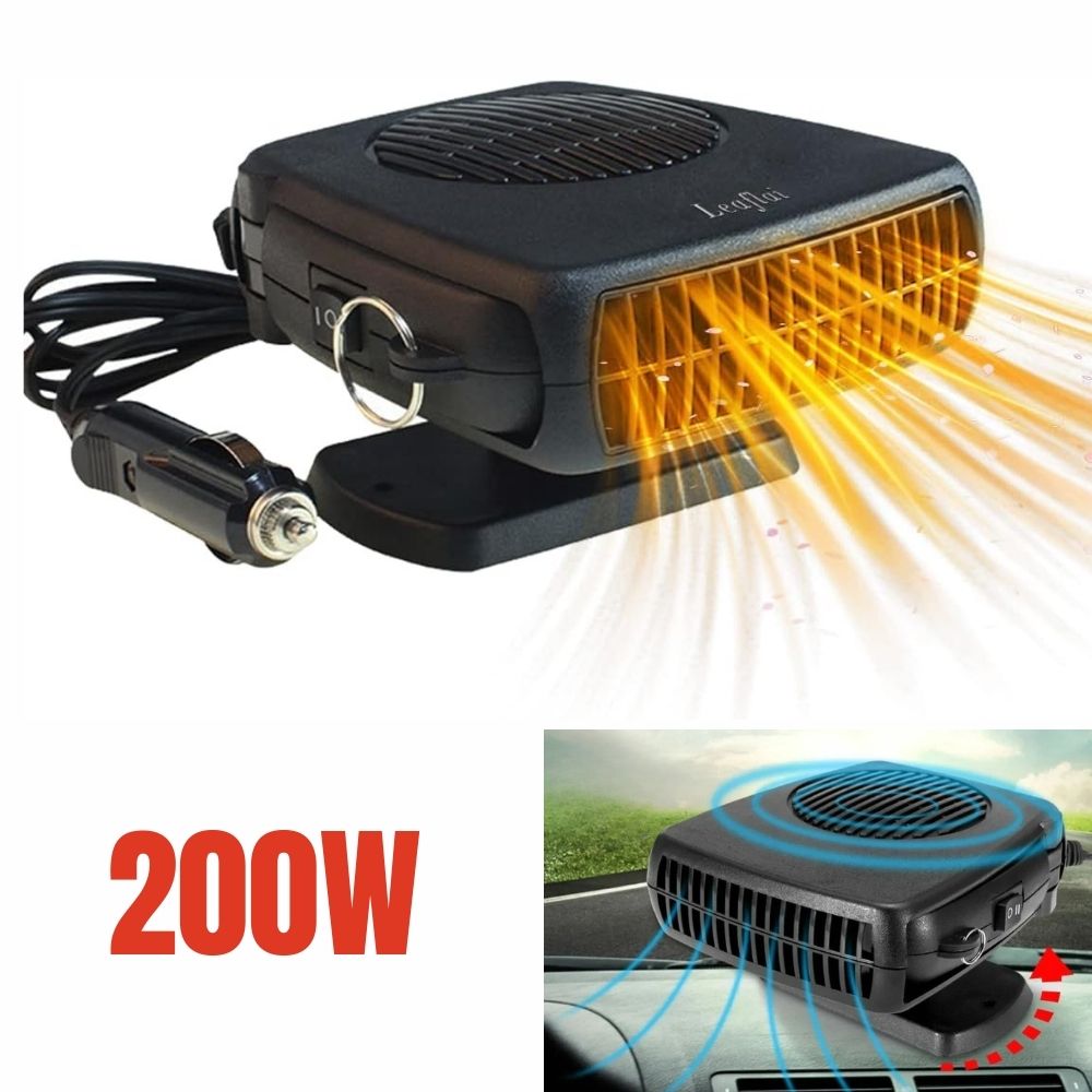 Thermabuild | 12V Car Heater Fan – 150W/300W Portable Ceramic Auto Heater for Fast Defrost & Heating