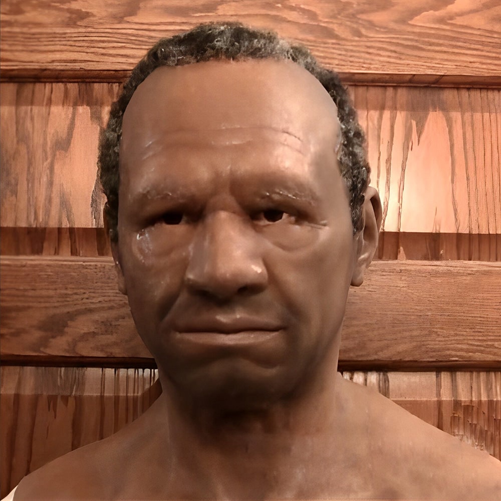 Thermabuild | Men's Halloween Realistic Silicone Old Man Mask with Facial Hair and Chest Bib