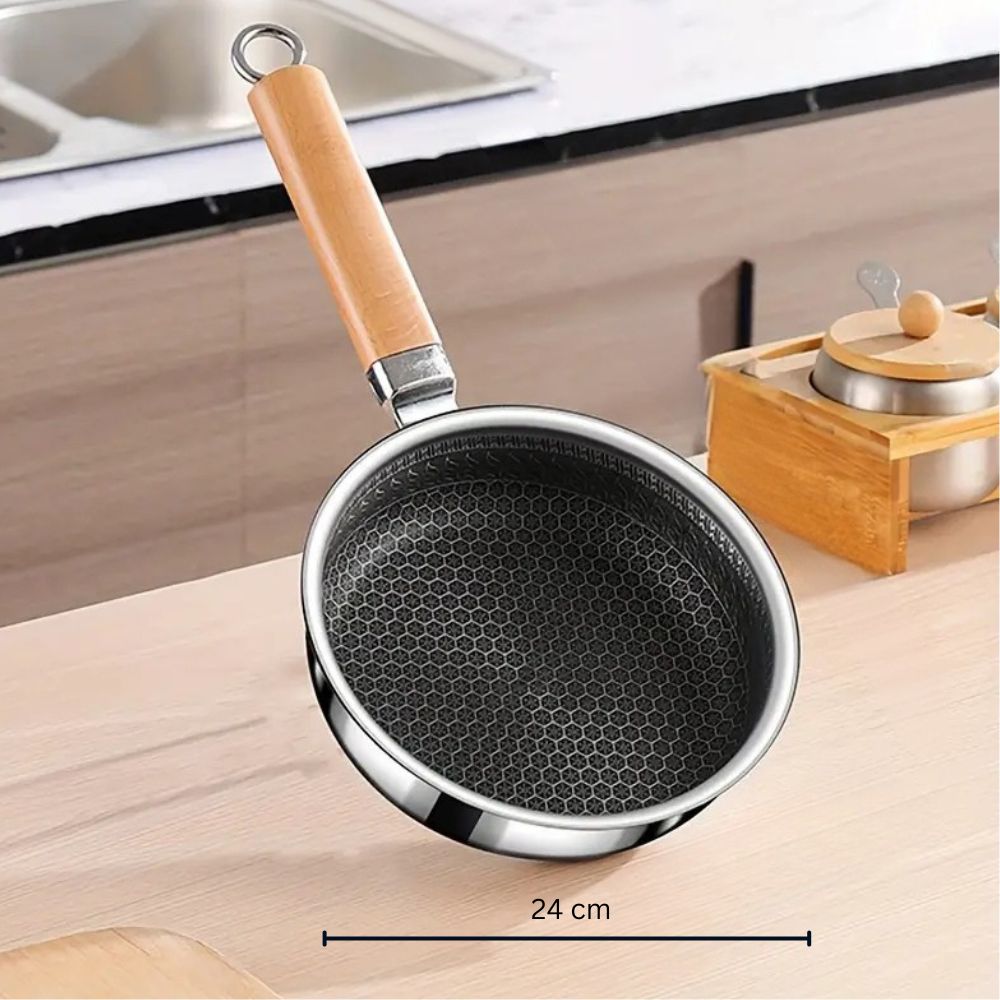 Thermabuild | Nonstick Stainless Steel Pan with Balanced Easy-Grip Control