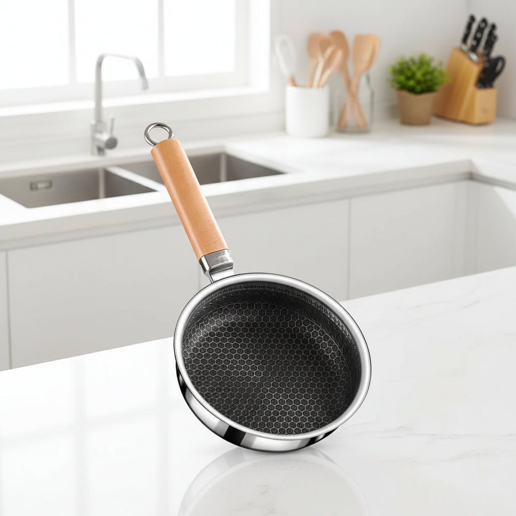 Thermabuild | Nonstick Stainless Steel Pan with Balanced Easy-Grip Control