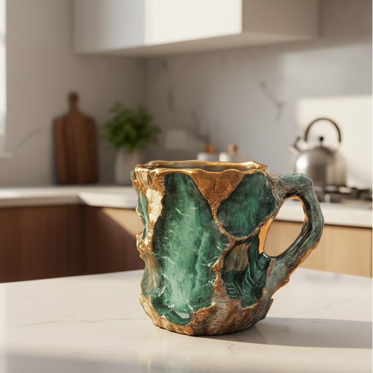 Thermabuild | Elegant Crystal Coffee Cup