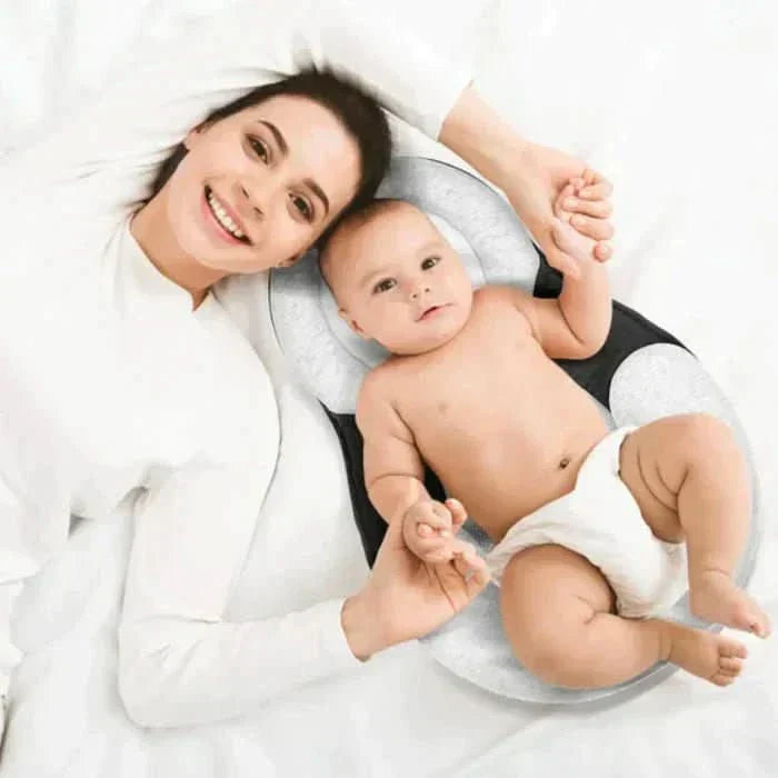 Thermabuild | Ergonomic Baby Pillow for Safe Sleep & Flat Head Prevention