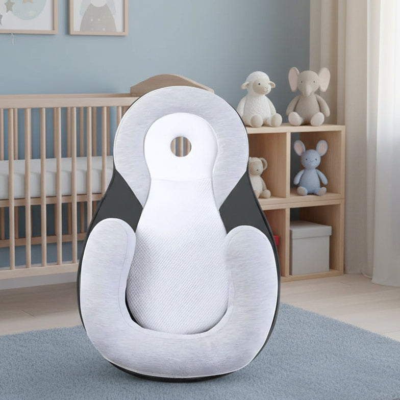 Thermabuild | Ergonomic Baby Pillow for Safe Sleep & Flat Head Prevention