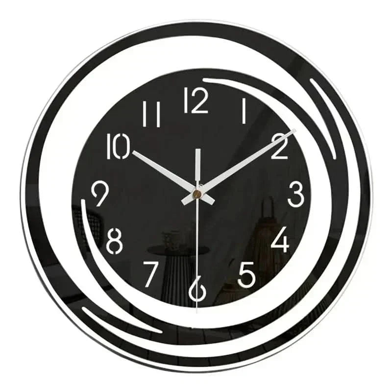 Thermabuild | Acrylic Wall Clock – Silent 3D Geometric Design for Modern Homes