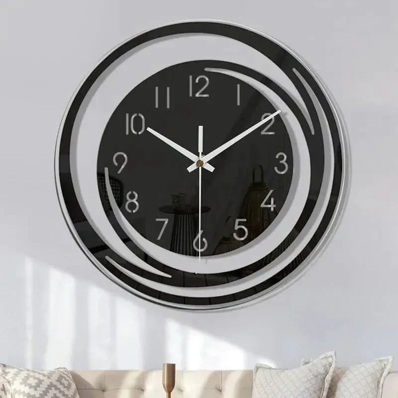 Thermabuild | Acrylic Wall Clock – Silent 3D Geometric Design for Modern Homes