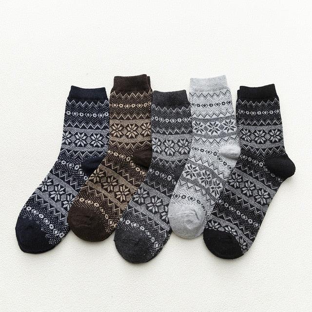 Thermabuild | Unisex Wool & Cotton Blend with Scandinavian Patterns