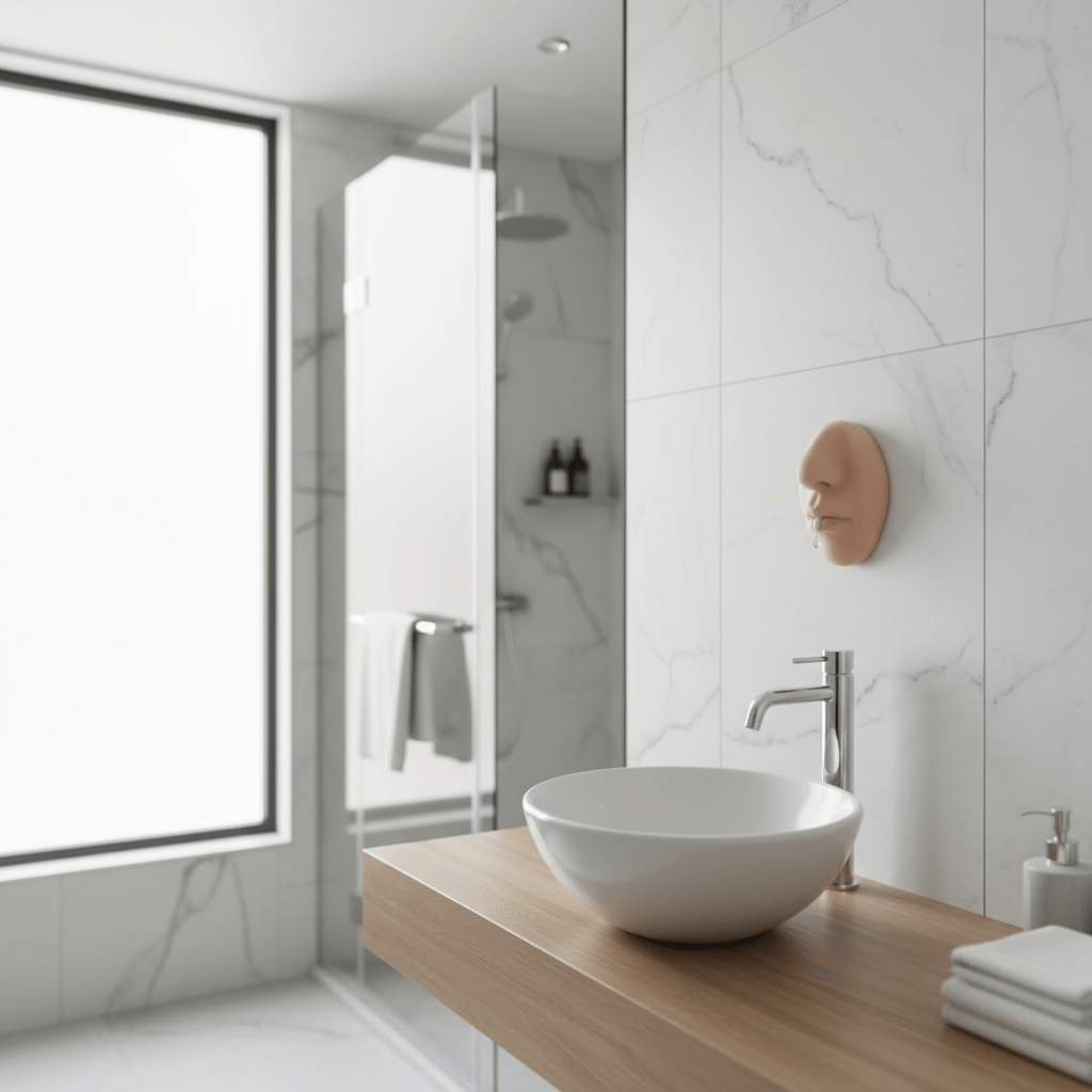 Thermabuild | Nose-Shaped Wall-Mounted Soap Dispenser for Home Decor