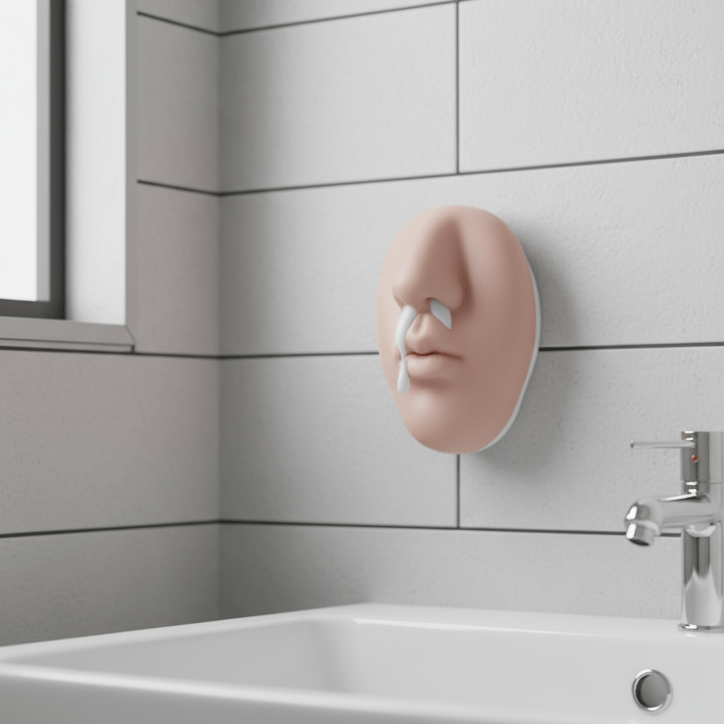 Thermabuild | Nose-Shaped Wall-Mounted Soap Dispenser for Home Decor
