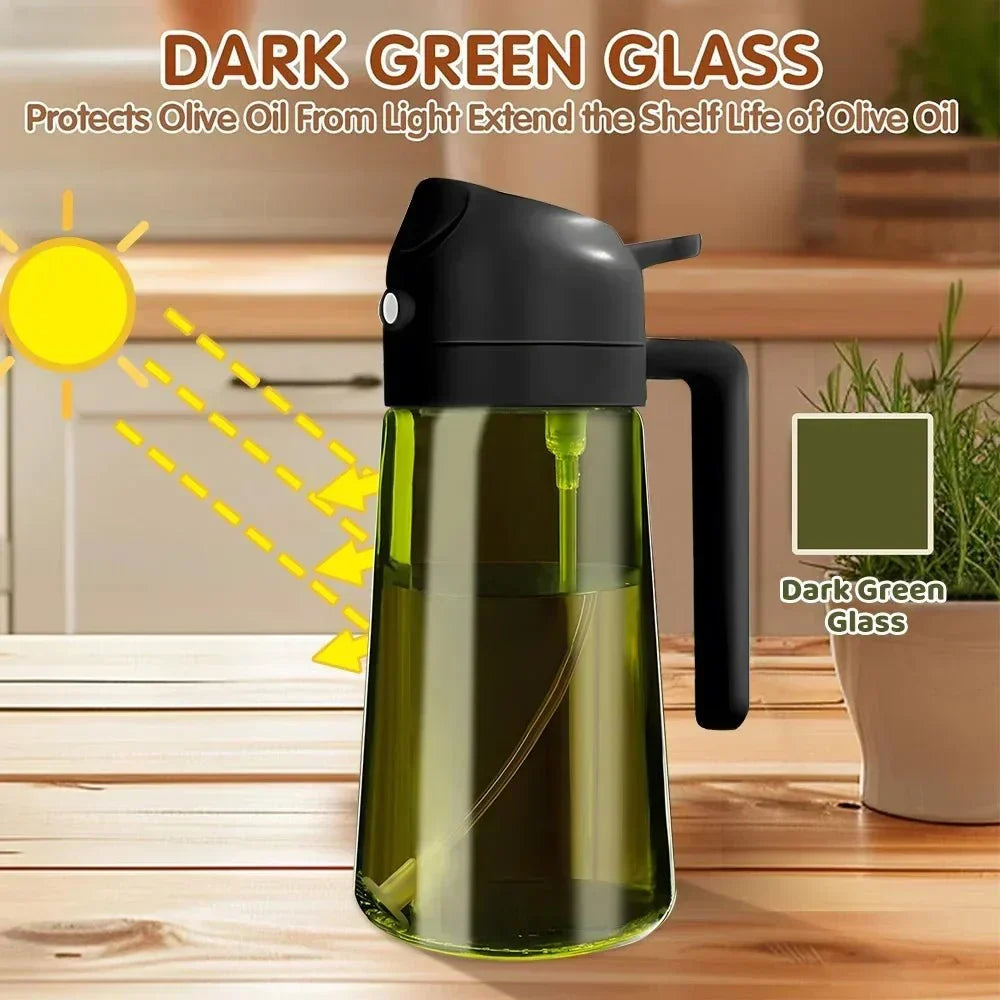 Thermabuild | Healthy Cooking Oil Sprayer with Dark Glass Design