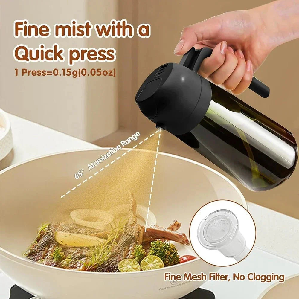 Thermabuild | Healthy Cooking Oil Sprayer with Dark Glass Design