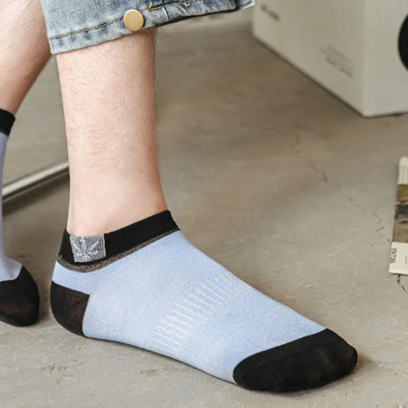 Thermabuild | 20 Pairs Mens Casual Thin Cotton Sweat Wicking Low Cut Ankle Socks