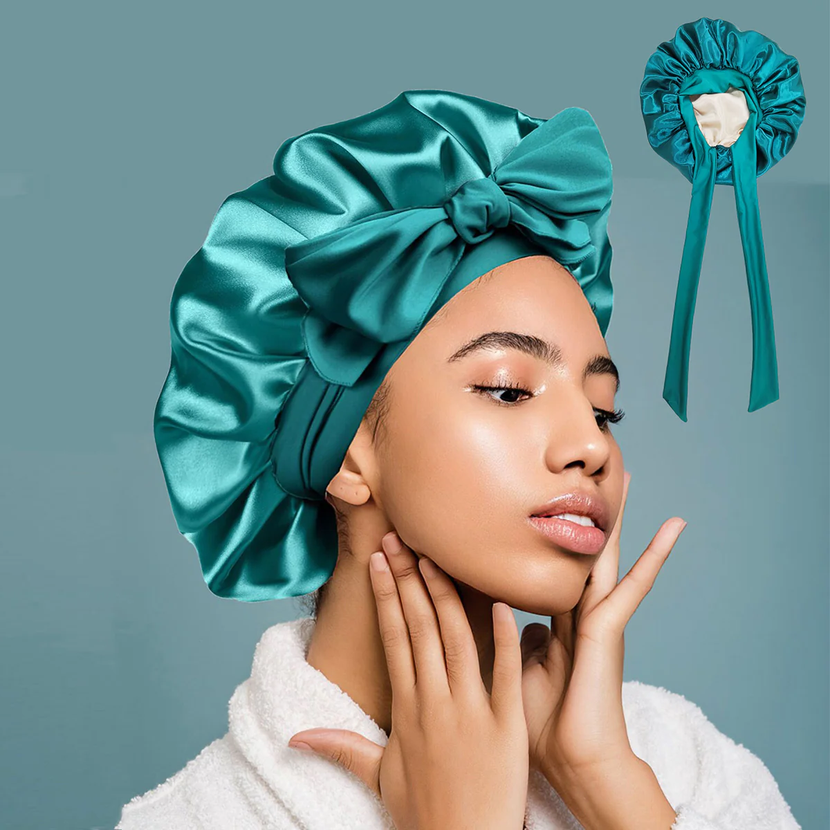 Thermabuild | All-Night Silk Bonnet - Stays On All Night Guaranteed