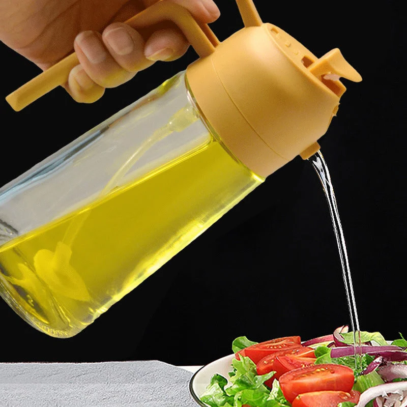 Thermabuild | 2-in-1 Glass Oil Sprayer and Dispenser