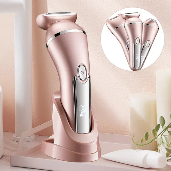 Thermabuild | 3-in-1 Waterproof Electric Shaver for Women