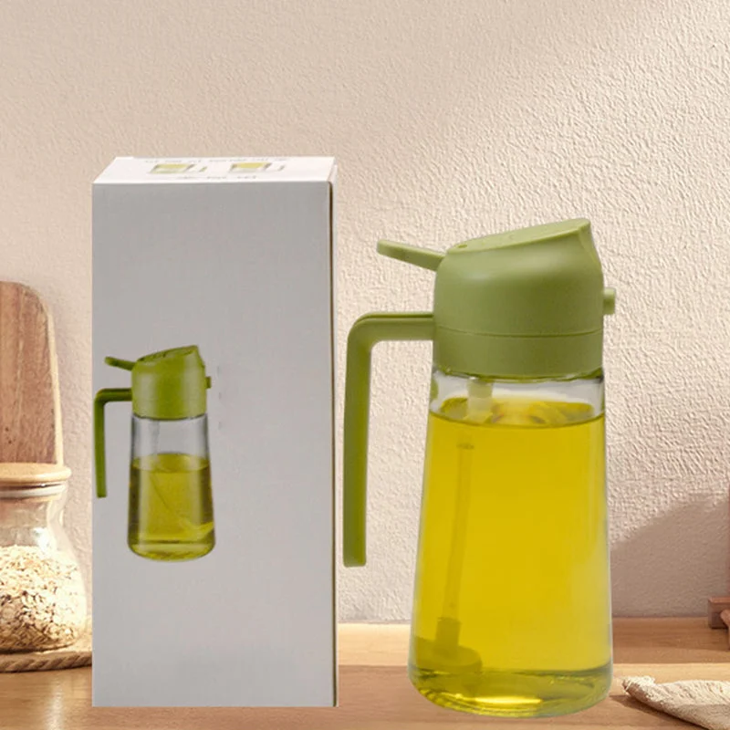 Thermabuild | 2-in-1 Glass Oil Sprayer and Dispenser