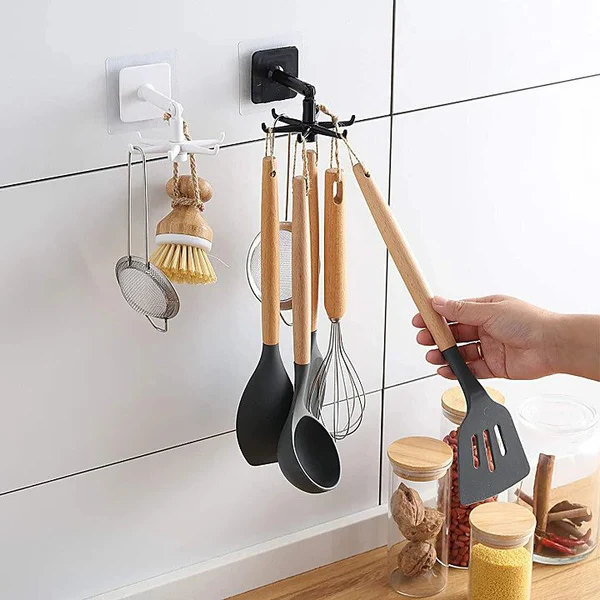Thermabuild | 360° Rotating Self-Adhesive Utility Hook