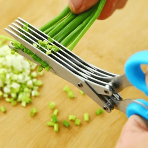 Thermabuild | 5 Blade Kitchen Salad Scissors