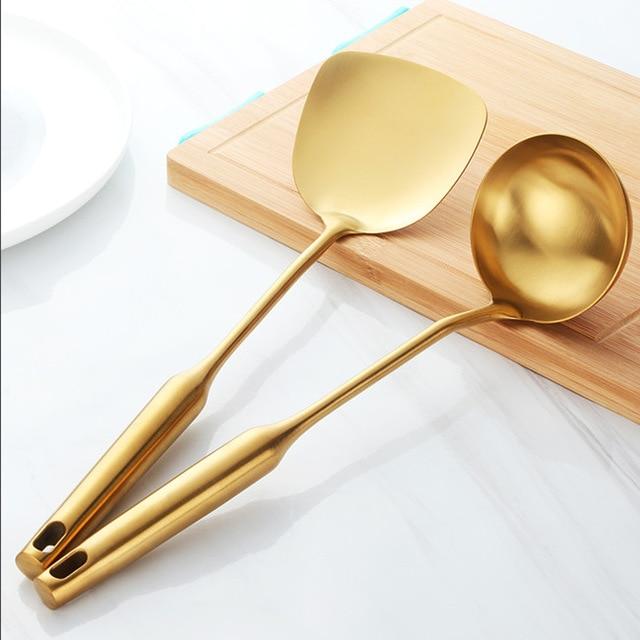 Thermabuild | Stainless Steel Turner & Ladle Tools for Smooth Cooking Flow