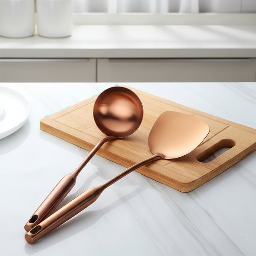 Thermabuild | Stainless Steel Turner & Ladle Tools for Smooth Cooking Flow