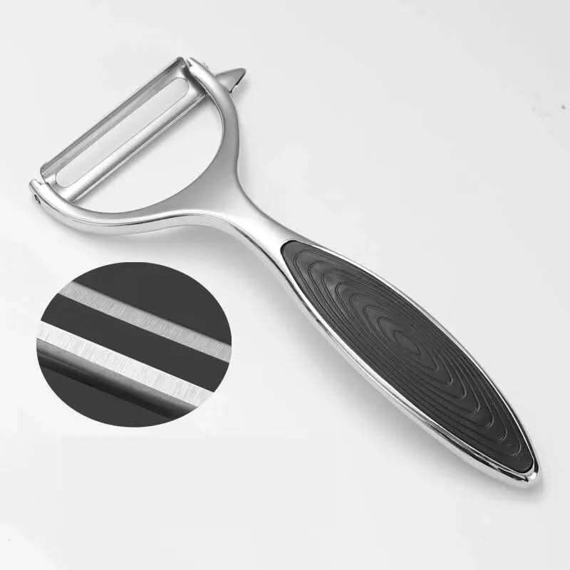 Thermabuild | Comfortable, Non-Slip Stainless Steel Peeler for Effortless Prep