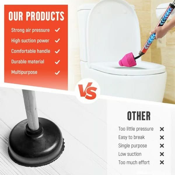 Thermabuild | High-Pressure Toilet Unblocker for Effective Clog Removal