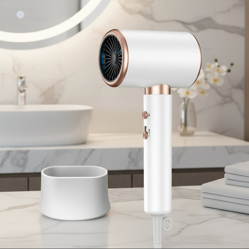 Thermabuild | 2400W Ionic Hair Dryer for Fast, Frizz-Free & Shiny Styling