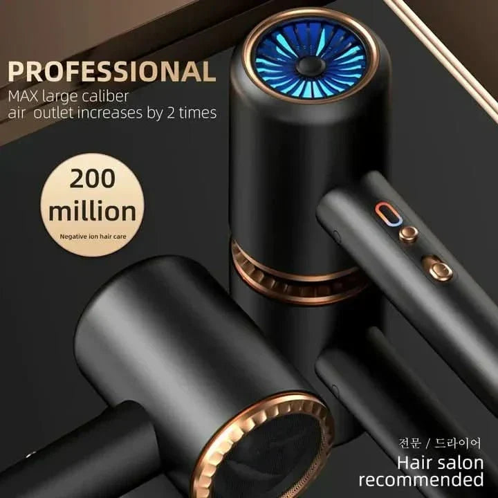 Thermabuild | 2400W Ionic Hair Dryer for Fast, Frizz-Free & Shiny Styling