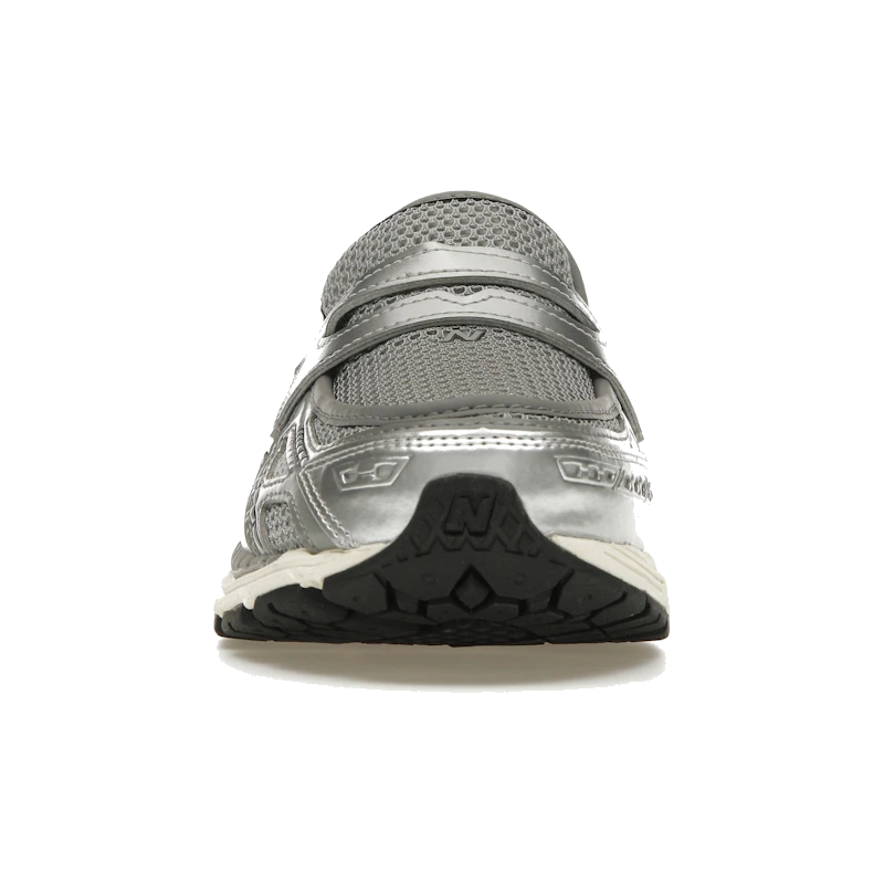 1906L Metallic Silver Loafer Sneaker – Metallic Silver & Shadow Grey (Unisex)