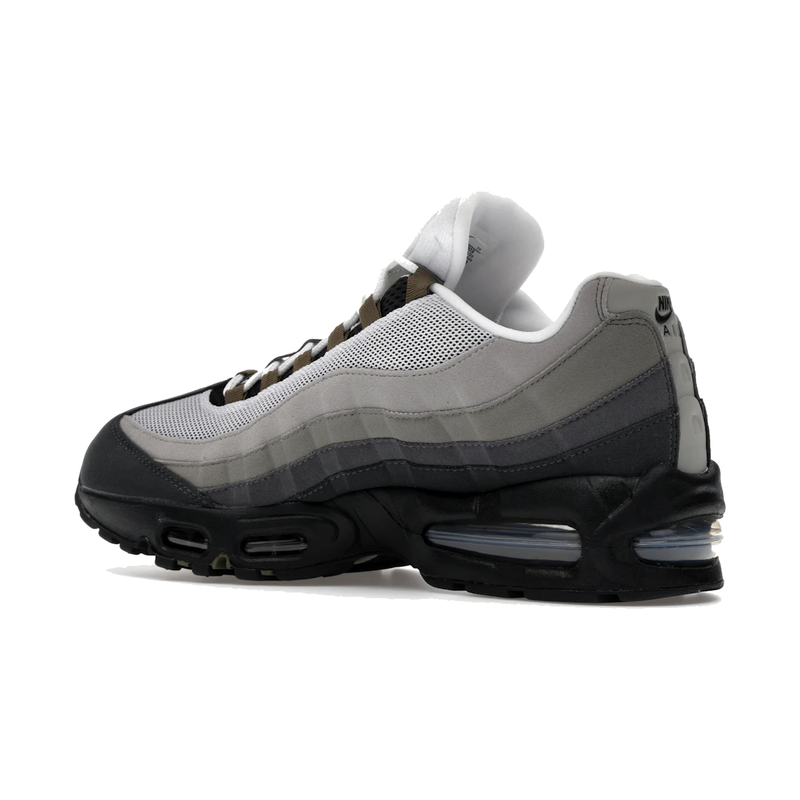 95 OG Big Bubble Black Medium Olive
