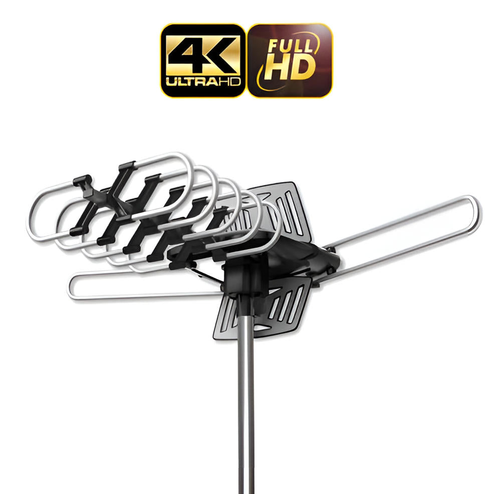 Thermabuild | 2025 Long Distance Digital Outdoor HD TV Antenna with Full 360 Directional Motor Free HD Channels