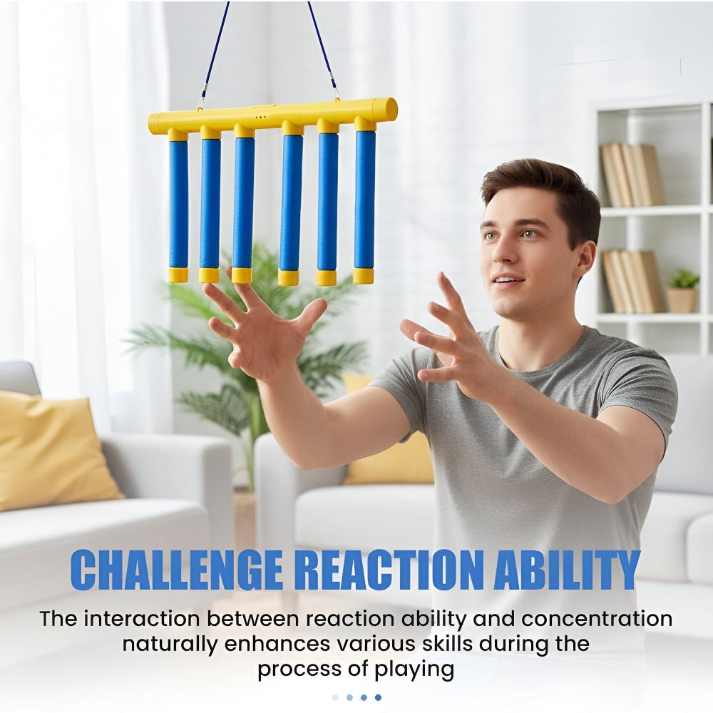 Thermabuild | Kids Reflex Game Reaction Trainer with Falling Stick Challenge