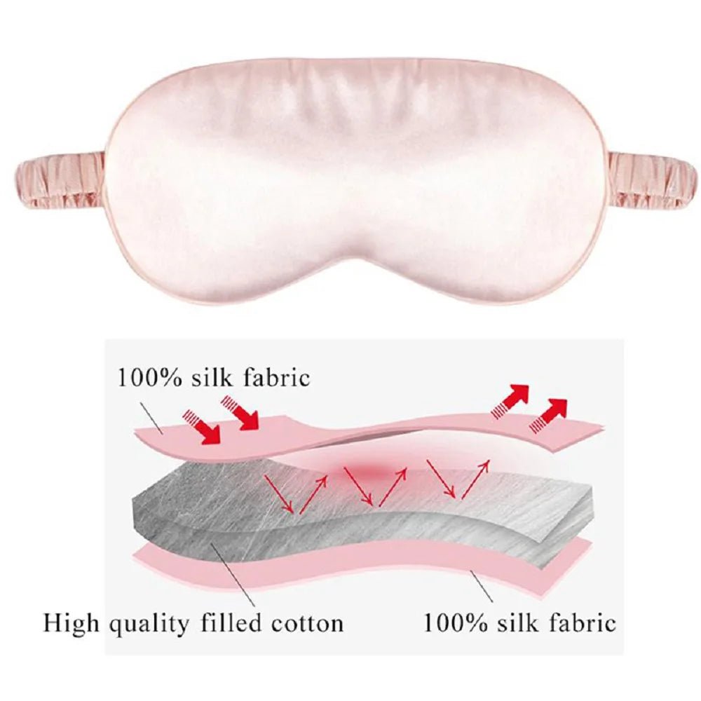 Thermabuild | Lightweight Silk-Feel Sleep Mask for Restful Darkness