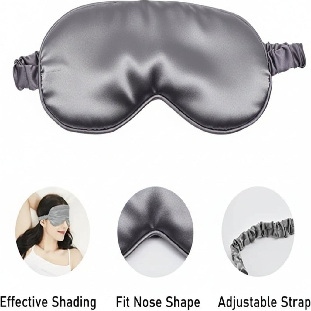 Thermabuild | Lightweight Silk-Feel Sleep Mask for Restful Darkness