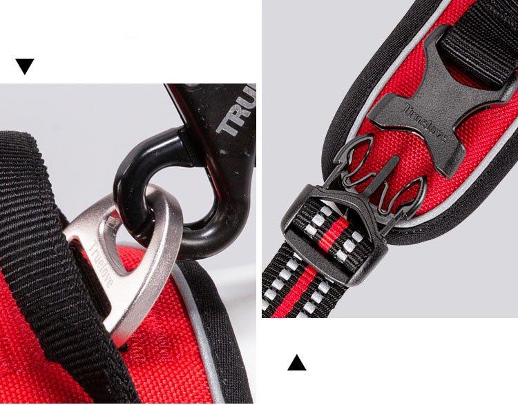 Thermabuild | Reflective Nylon Dog Harness - Adjustable No-Pull Pet Vest with Padded Safety Straps for Small to Large Dogs - Night Visibility Walking Gear