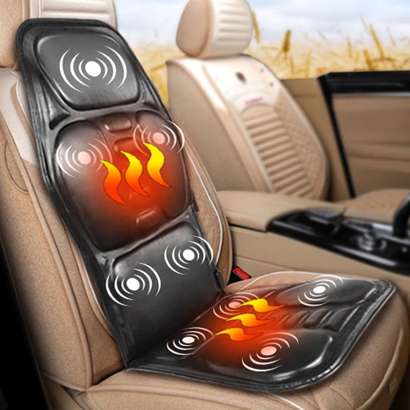 Thermabuild | Electric Back Massager – Vibrating Massage Cushion with Heat Function – Ergonomic Design for Home, Office, Travel Use