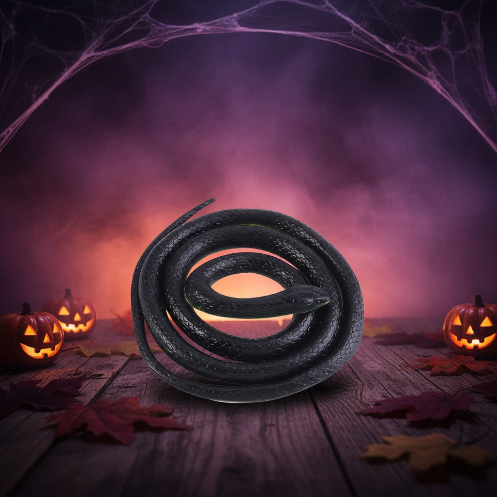 Thermabuild | Halloween Rubber Snake Prank Toy Realistic Fake Decoration for Party and Yard