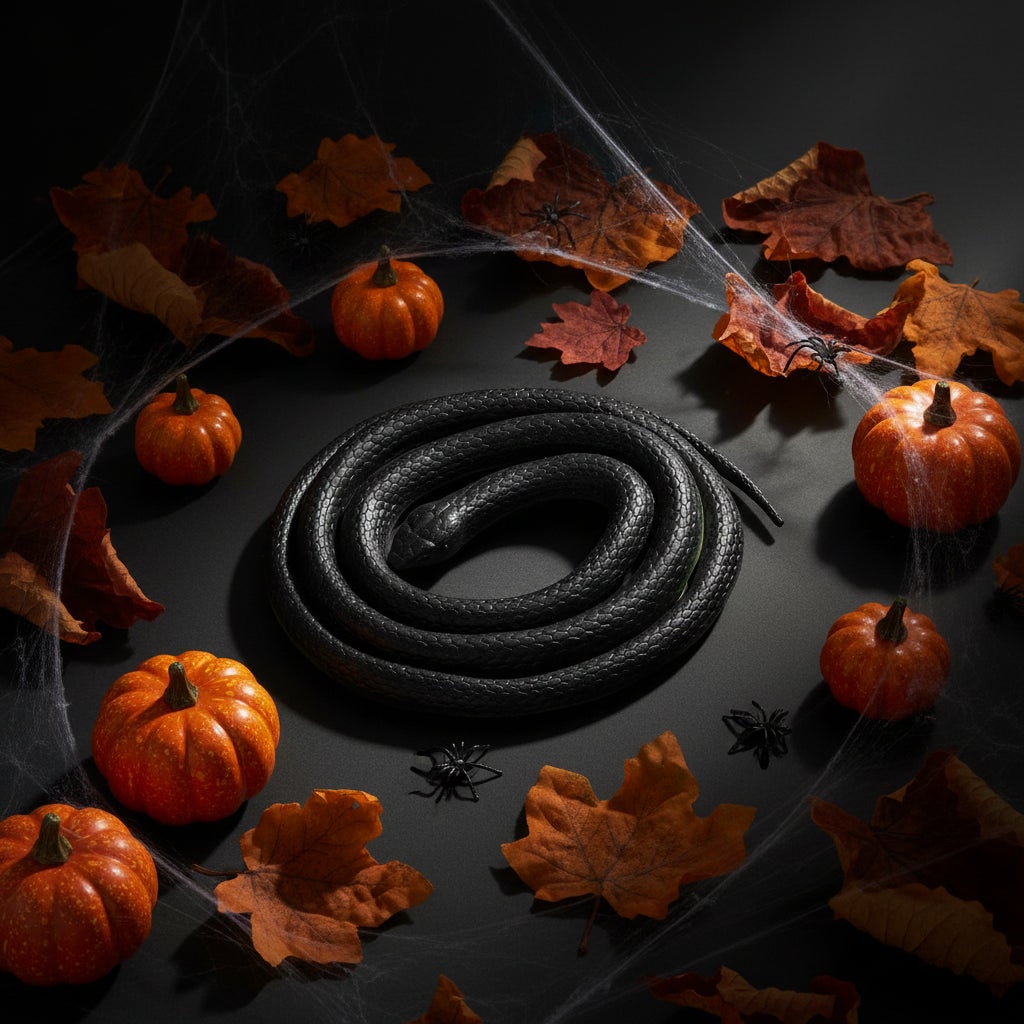Thermabuild | Halloween Rubber Snake Prank Toy Realistic Fake Decoration for Party and Yard