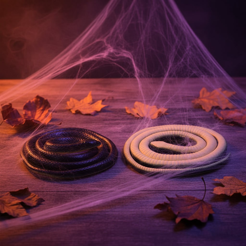 Thermabuild | Halloween Rubber Snake Prank Toy Realistic Fake Decoration for Party and Yard