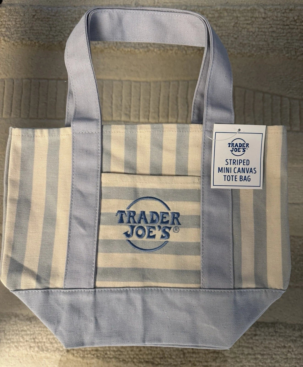 Thermabuild | Striped Canvas Mini Tote Set of 4