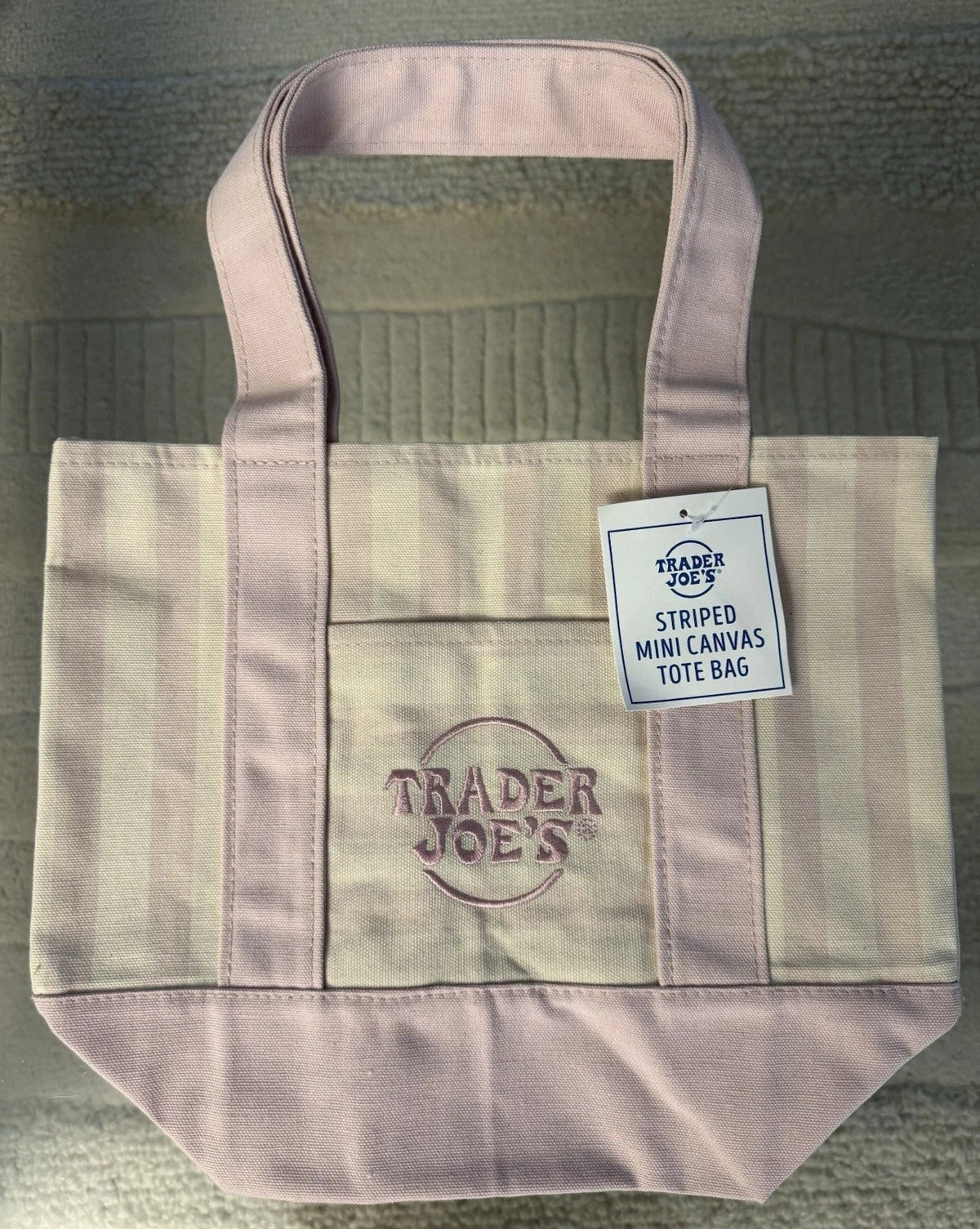Thermabuild | Striped Canvas Mini Tote Set of 4