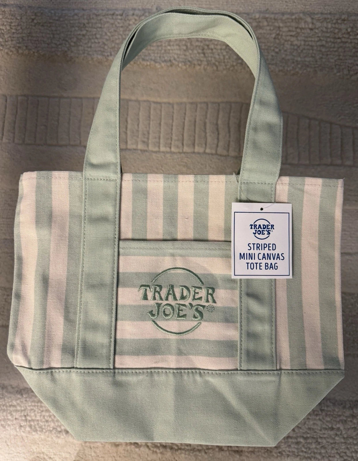 Thermabuild | Striped Canvas Mini Tote Set of 4