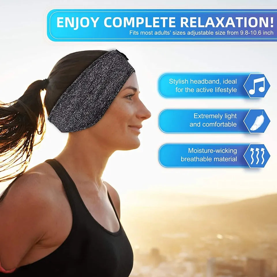 Thermabuild | 2-in-1 Wireless Sleeping Headphones, Sports Headband, for Sleeping, Workout, Jogging, Insomnia