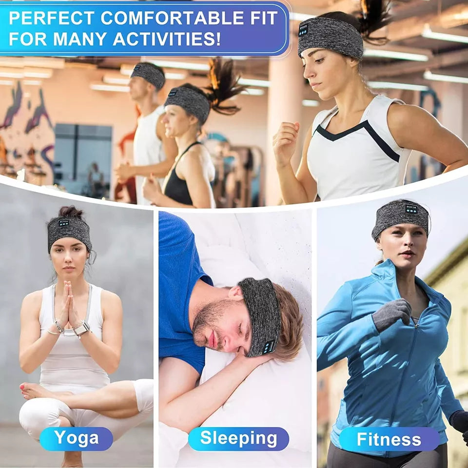 Thermabuild | 2-in-1 Wireless Sleeping Headphones, Sports Headband, for Sleeping, Workout, Jogging, Insomnia