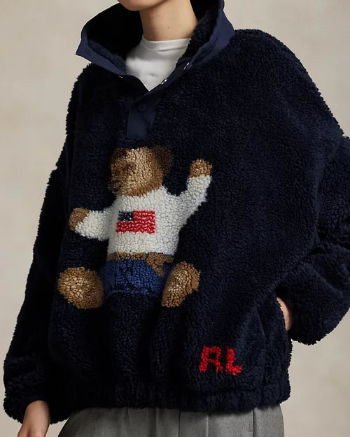 Thermabuild | Faux Sherpa Bomber Jacket