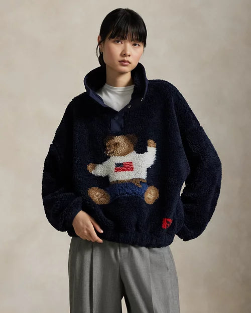 Thermabuild | Faux Sherpa Bomber Jacket