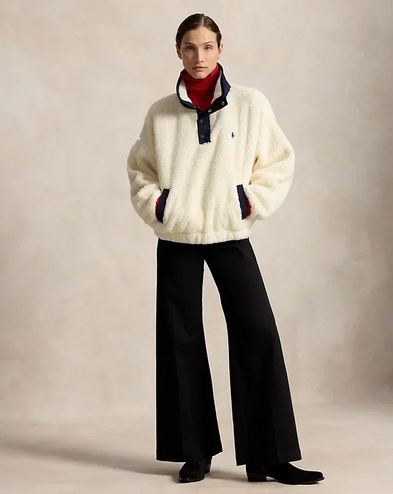 Thermabuild | Faux Sherpa Bomber Jacket