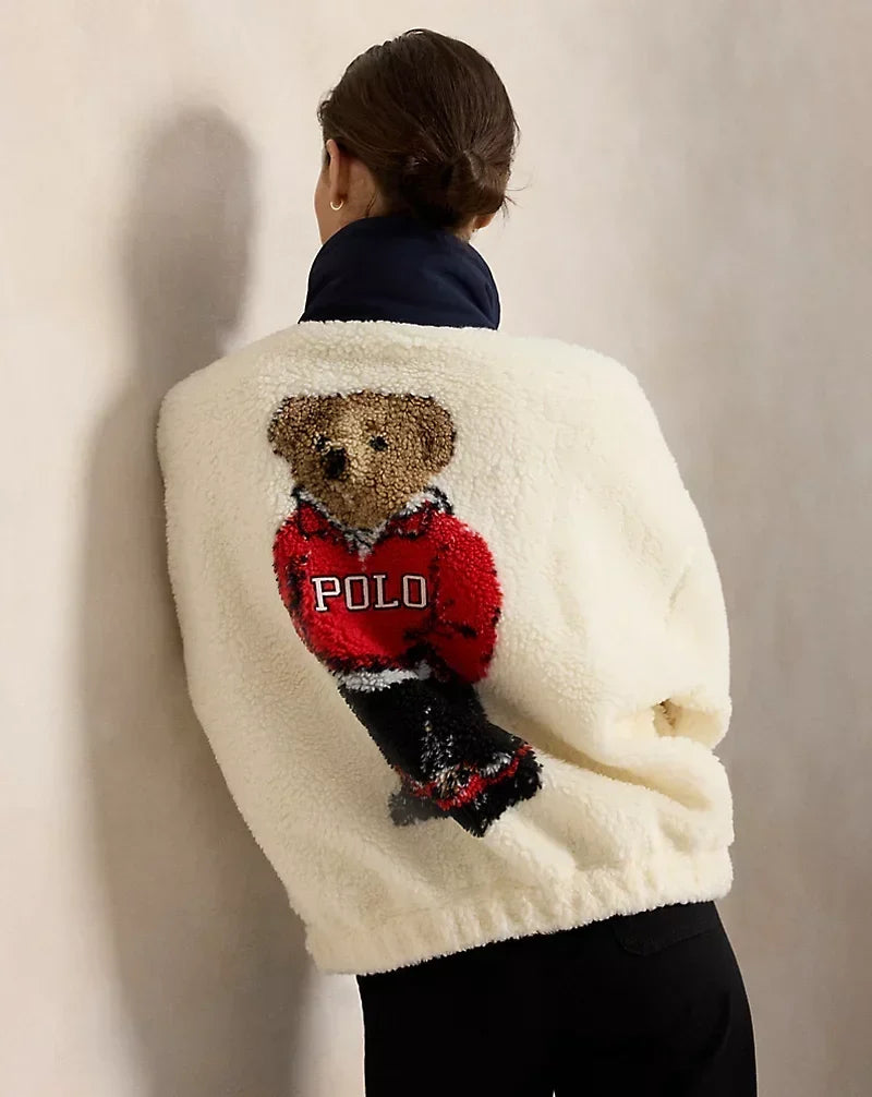 Thermabuild | Faux Sherpa Bomber Jacket