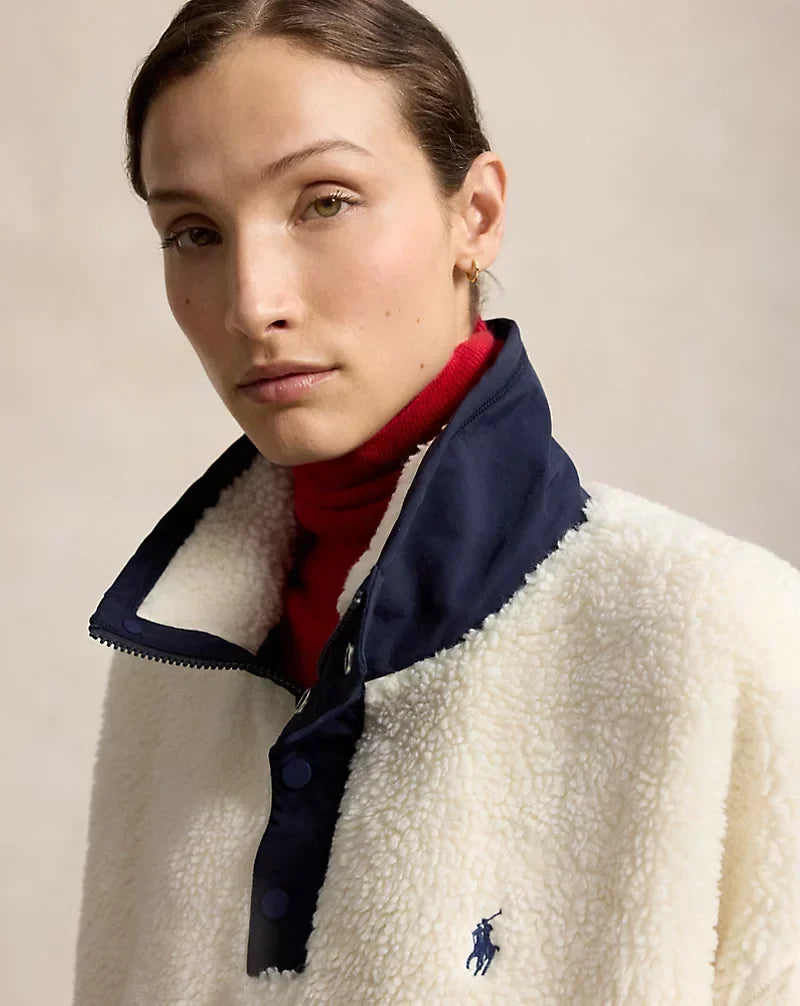 Thermabuild | Faux Sherpa Bomber Jacket