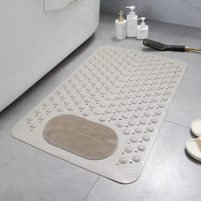 Thermabuild | Non-Slip Mat with Built-In Foot Scrubber for Safe & Hygienic Showers